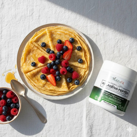 Plāno pankūku recepte ar Nutrafit kolagēnu - NutraFit